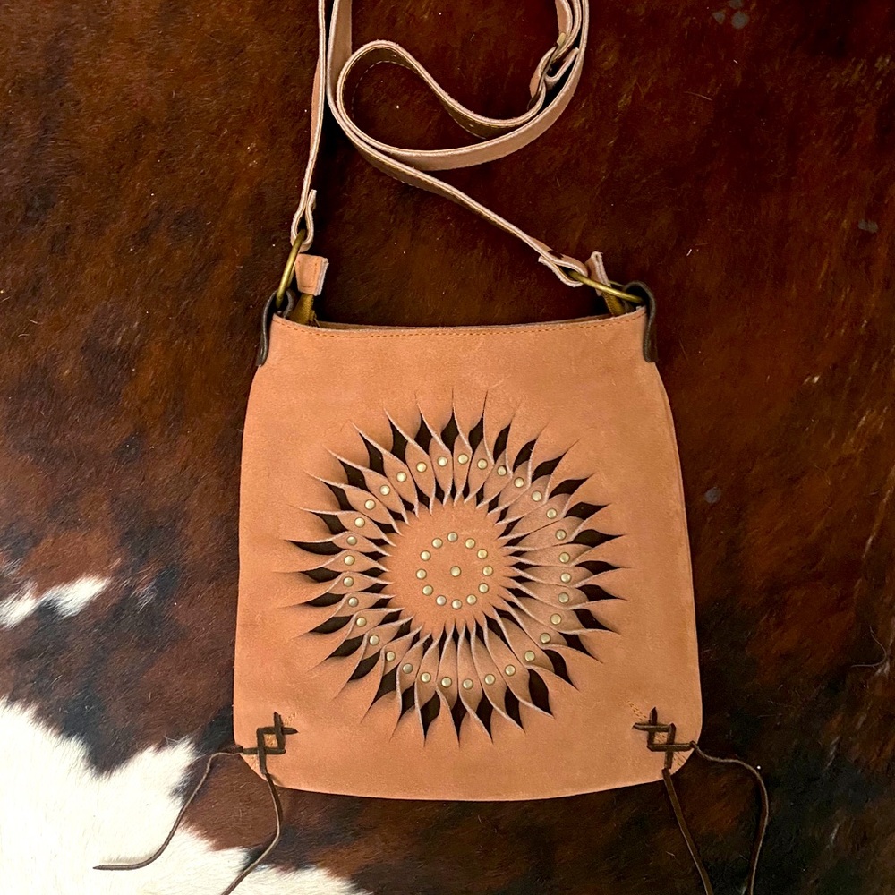 Leather Boho purse from Spain